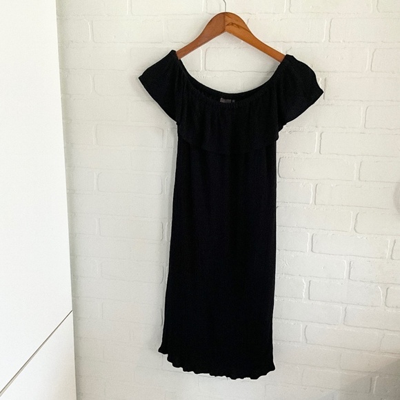 Anthropologie x ICHI Mini dress Marrakech Dark romantic Black Crepe S - Picture 3 of 14